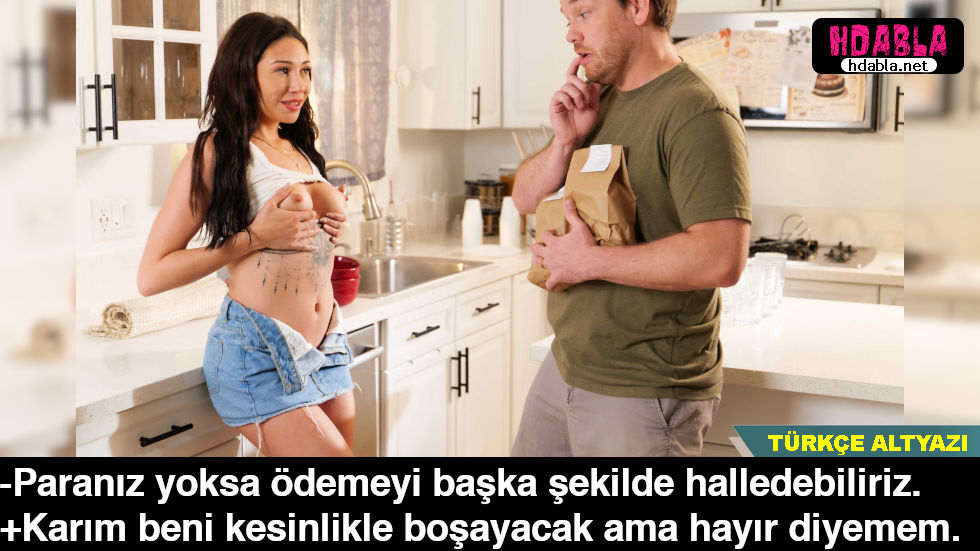 Cüzdanımı arabada unuttum Ödemeyi siparişi getiren kızı sikerek yaptım