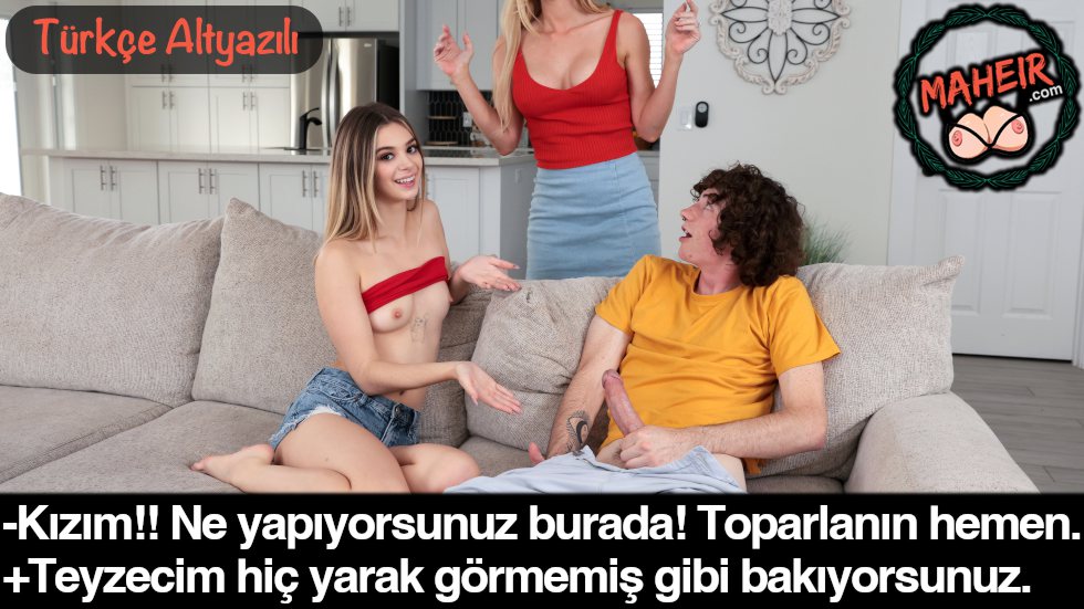 Erkek Arkadaşıyla Fingirdeşirken Annesine Yakalanan Minik Kaşar