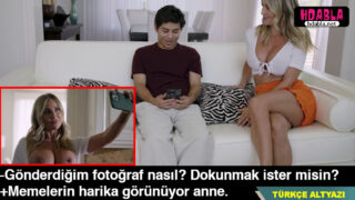 Telefondan kafasını kaldırmayan oğluna göğüslerinin fotoğrafını yolladı