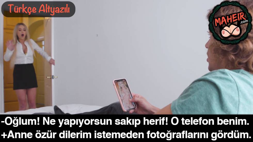 Telefonumu Oğluma Verdim Cinsel Fotoğraflarıma Bakıp Asılmış